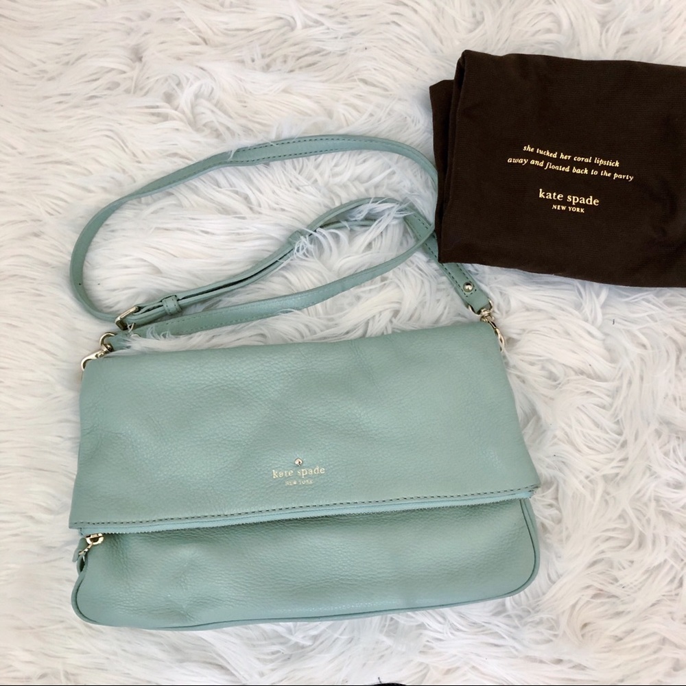 🎀 Kate Spade Convertible Bag in Mint Color - Picture 2 of 8